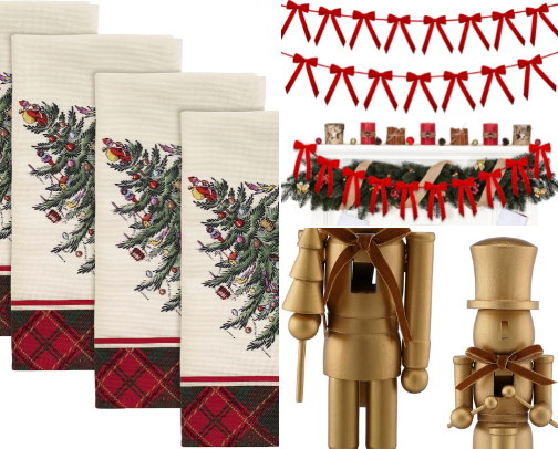 vintage christmas/ralph lauren inspired decor ideas cover photo collage