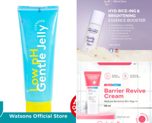 Update my local brand (indonesian) skincare cover photo collage