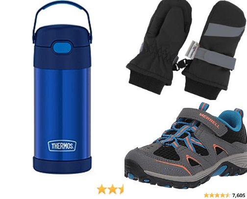 Kids Hiking Essentials cover photo collage