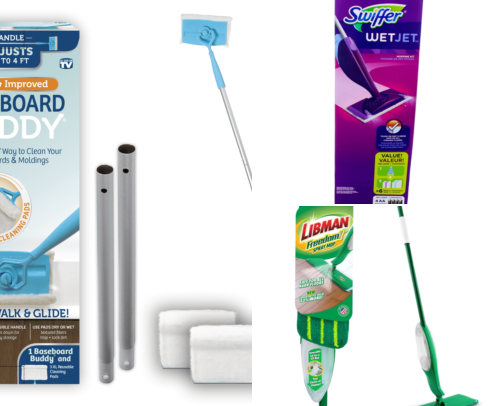 I Finally Found Cleaning Tools That Let Me Skip Crawling on the Floor cover photo collage
