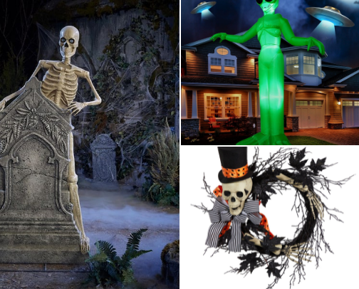 Halloween Decorations cover photo collage
