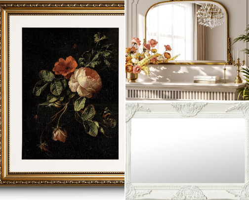 Romantic & Vintage home decor cover photo collage