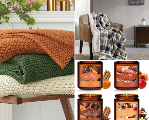 Cozy Fall Decor cover photo collage