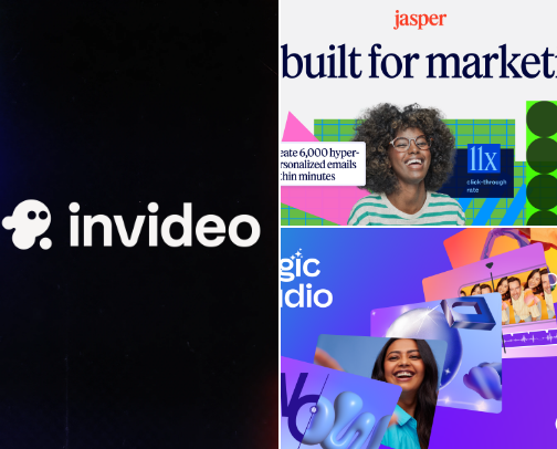 Best AI Tools to Start a Side Hustle (for non-technical people) cover photo collage