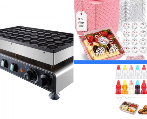 Lux pancake supplies 🥞 cover photo collage