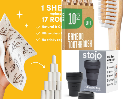 Eco-Friendly Essentials for Everyday Living 🌱 cover photo collage