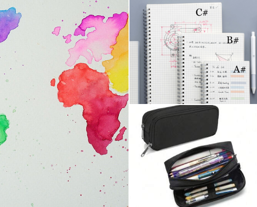 Back to school essentials cover photo collage