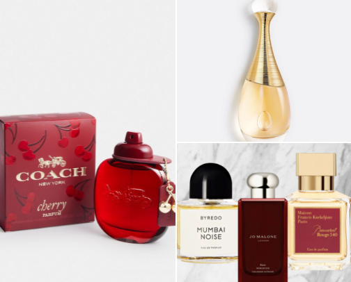 Fragrances cover photo collage
