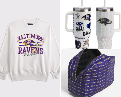 Baltimore Ravens — Purple & Black Game Day Finds cover photo collage