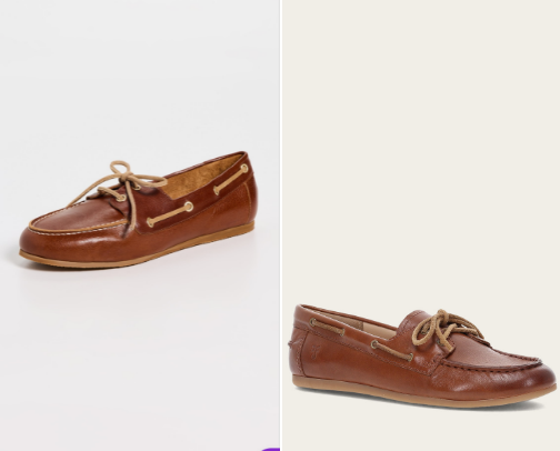 The “Viral” Boat Shoe cover photo collage