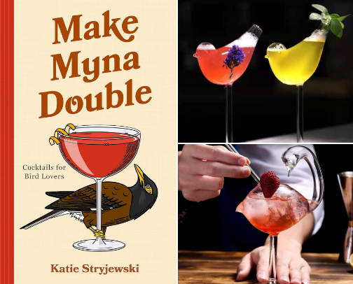 Bird-themed Barware cover photo collage