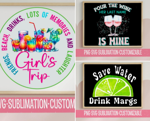 Girls Trip & Cocktail Culture — Cheers to the Crew cover photo collage