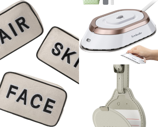 Travel Items cover photo collage