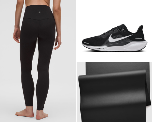 Sweat, Stretch & Repeat: Active Lifestyle Essentials cover photo collage