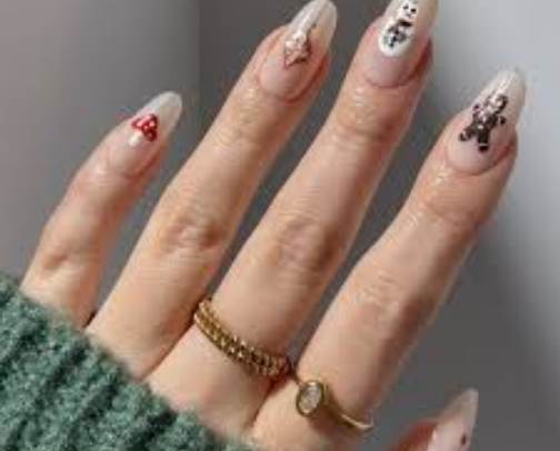 Christmas Nails cover photo collage