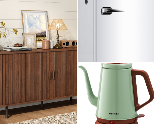 Kitchen items cover photo collage