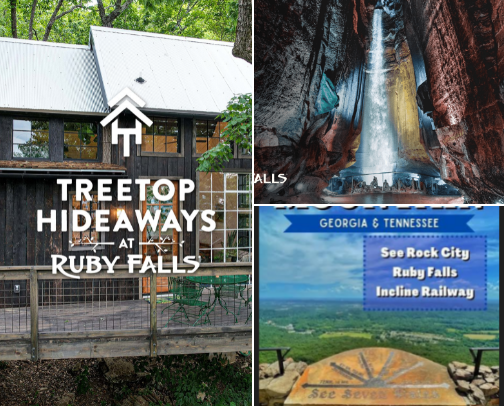 Fun Getaway Places to Visit in the South in Alabama & Tennesee that you will make long lasting memories! cover photo collage