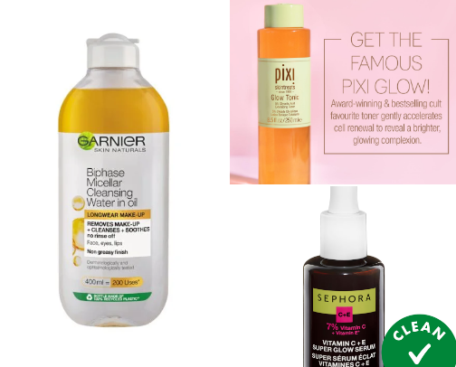 Skin prep🥰 cover photo collage