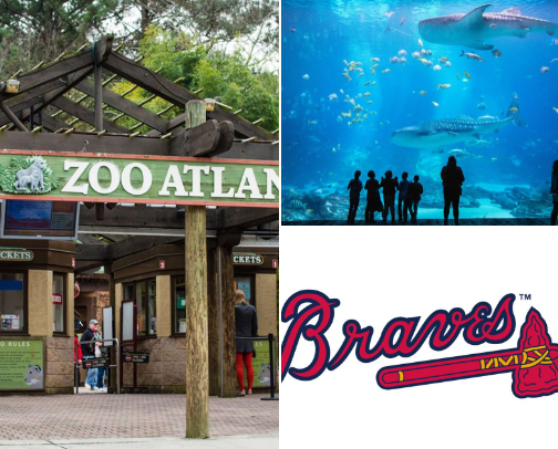 my favorite things to do in Atlanta cover photo collage