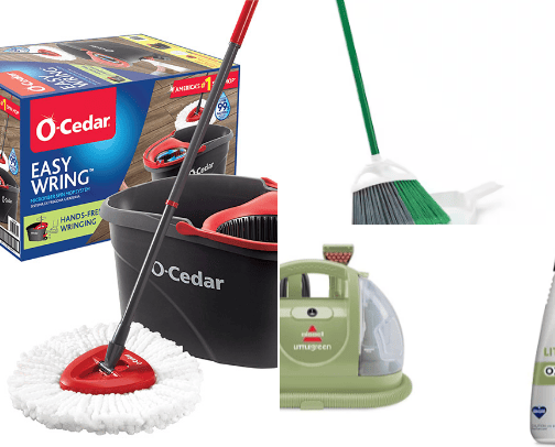 Household items cover photo collage