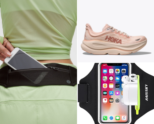 Runner girl essentials cover photo collage