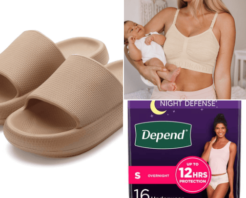 Post Partum Must Haves cover photo collage