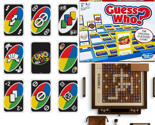 Family Fun Games cover photo collage