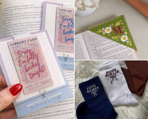Bookish Gifts cover photo collage