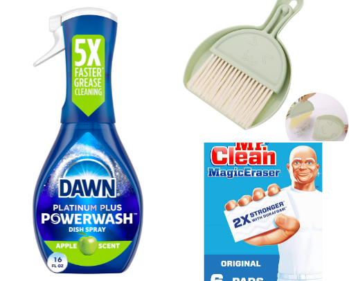 Go to cleaning supplies🧽 cover photo collage