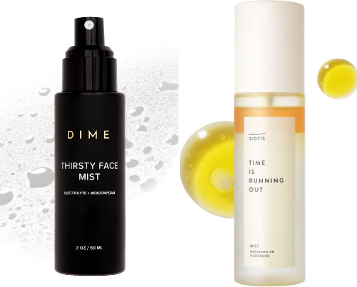 Organic Makeup Setting Spray cover photo collage