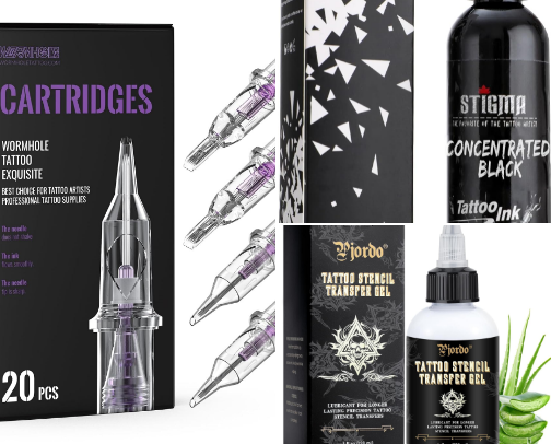 Tattoo starter kit cover photo collage