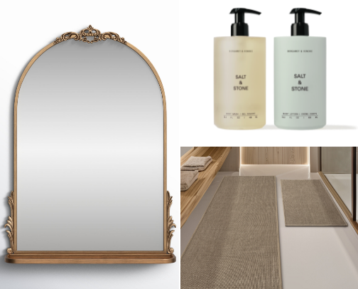 Luxury bathroom must haves cover photo collage
