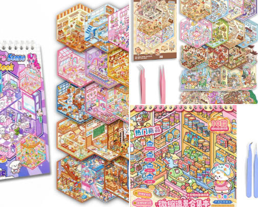 🎀 Cute Finds #003 🤍 ✨ Sticker Scene Edition cover photo collage