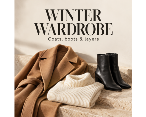 Women’s Winter Clothing Deals 🧥 Branded Coats, Boots & Cozy Layers cover photo collage