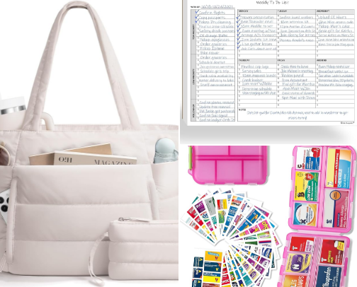 ✨What’s In My Work/School Bag 🎒✨ cover photo collage