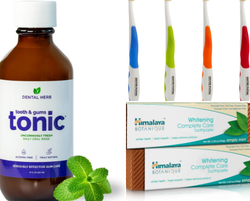 Oral Health Tips from the Biz cover photo collage