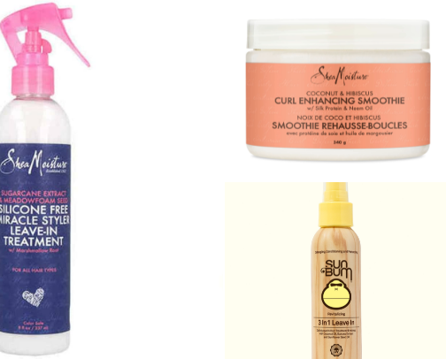 natural hair products ! cover photo collage