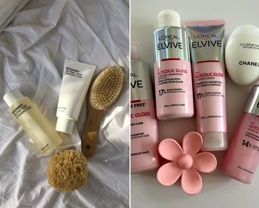 • drugstore hair products ✨ cover photo collage