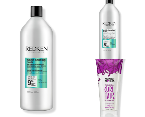 Curly hair care cover photo collage