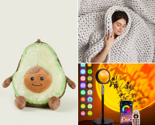 Cozy Comfort Products for Relaxation & Nervous System Reset cover photo collage