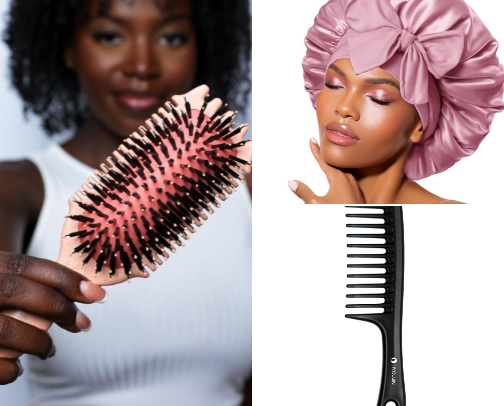 Curly hair girlies list cover photo collage