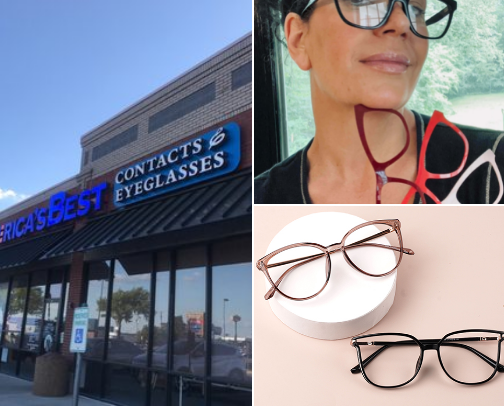Eye wear cover photo collage