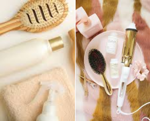 Hair care cover photo collage