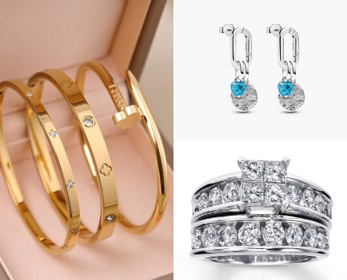 Jewellery and accessories for both men and women cover photo collage