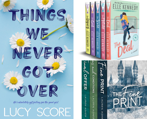 Best BookTok Romance Recs 📚 cover photo collage