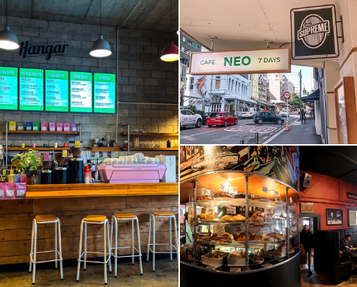 Must-Visit Cafes in the World's Windiest City cover photo collage