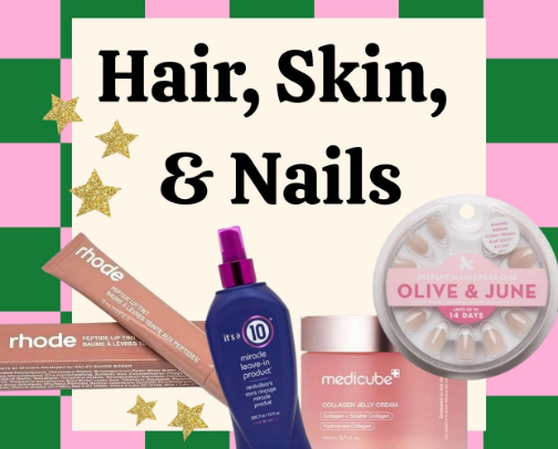 Hair, Skin, Nails 💅🏼 cover photo collage