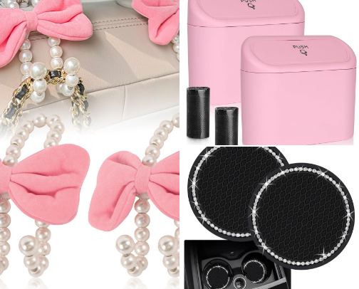 Mom car, but cute cover photo collage