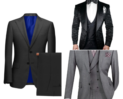 Suiting and dress clothes musthaves cover photo collage