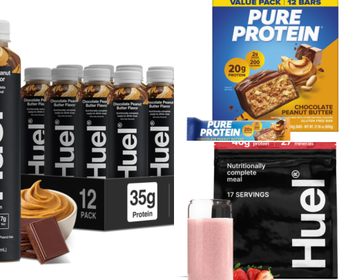 High Protein Favorites and Essential Supplements cover photo collage